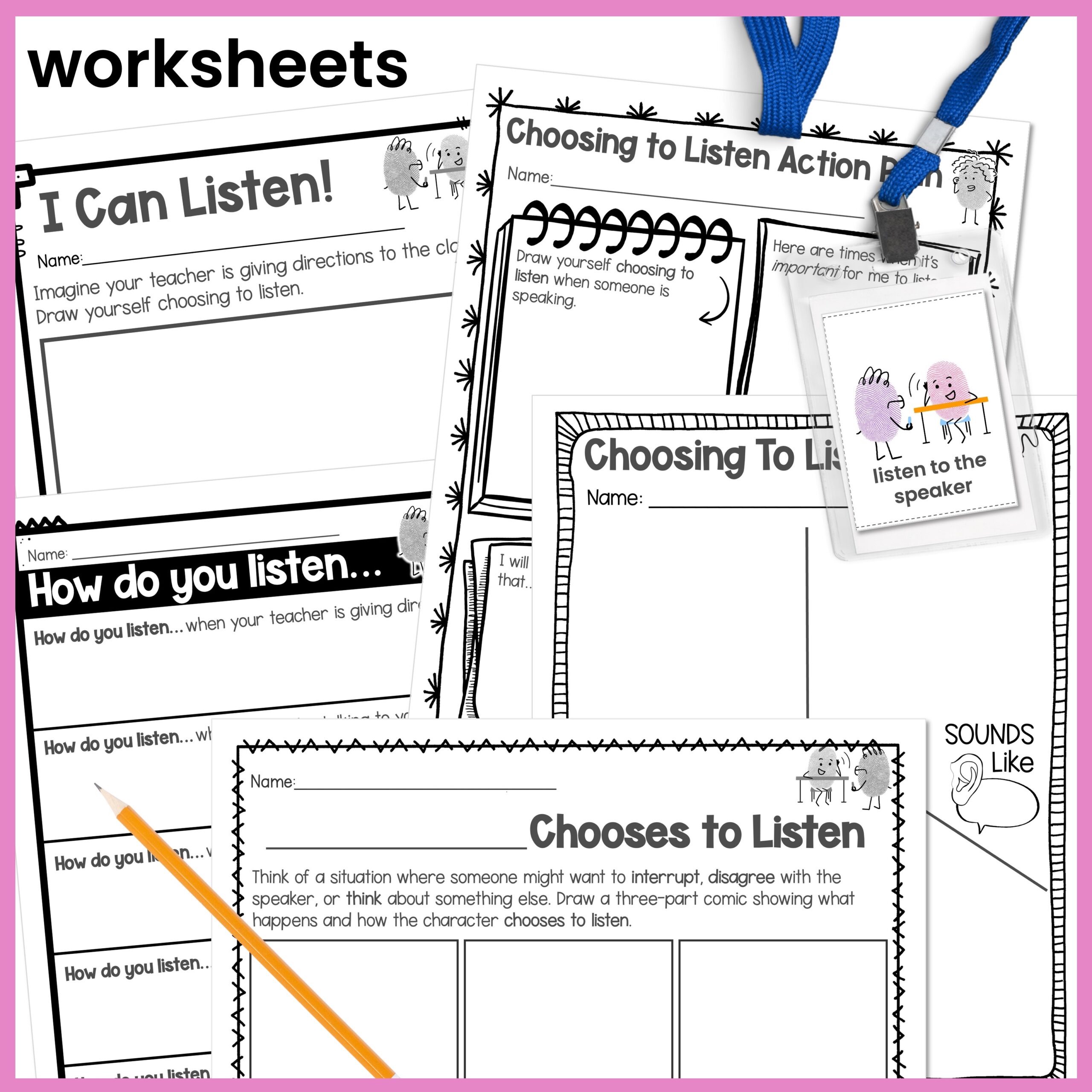 Listening to Speaker Behavior Skills Teaching and Practicing Activities - Image 4
