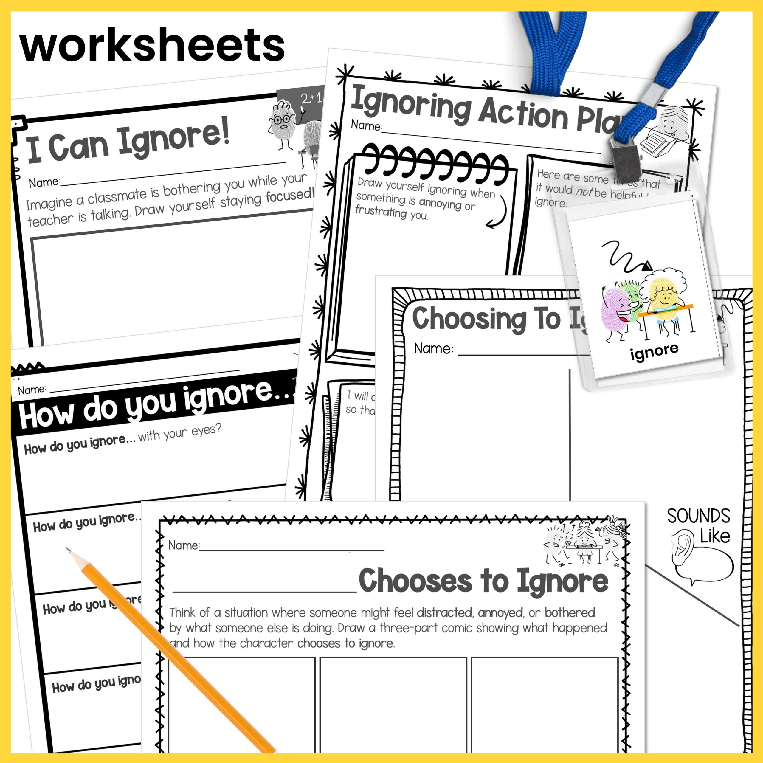 Ignore Conflict Resolution Behavior Intervention Activities - Image 4