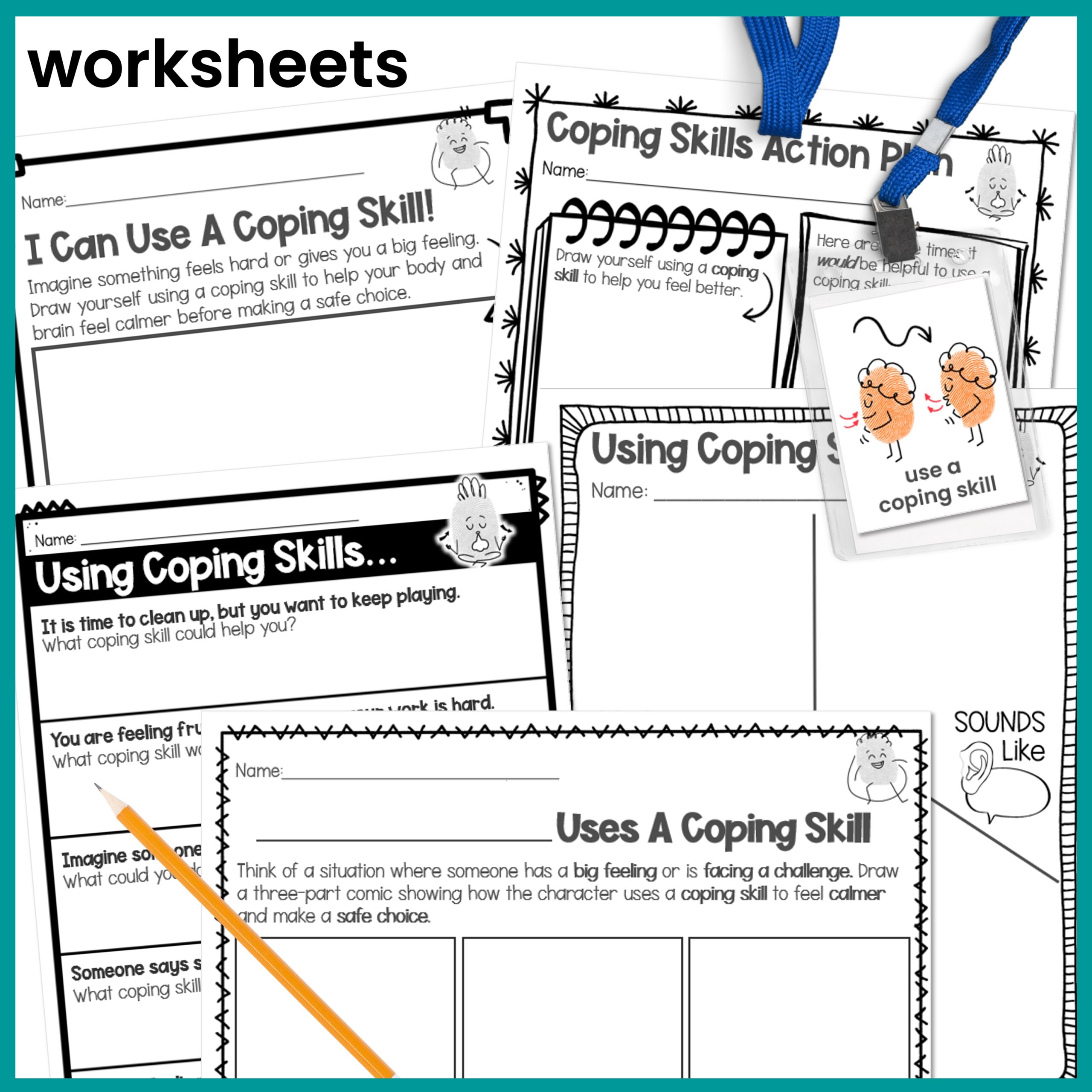 Relaxation Coping Skills Behavior Intervention Activities - Image 4