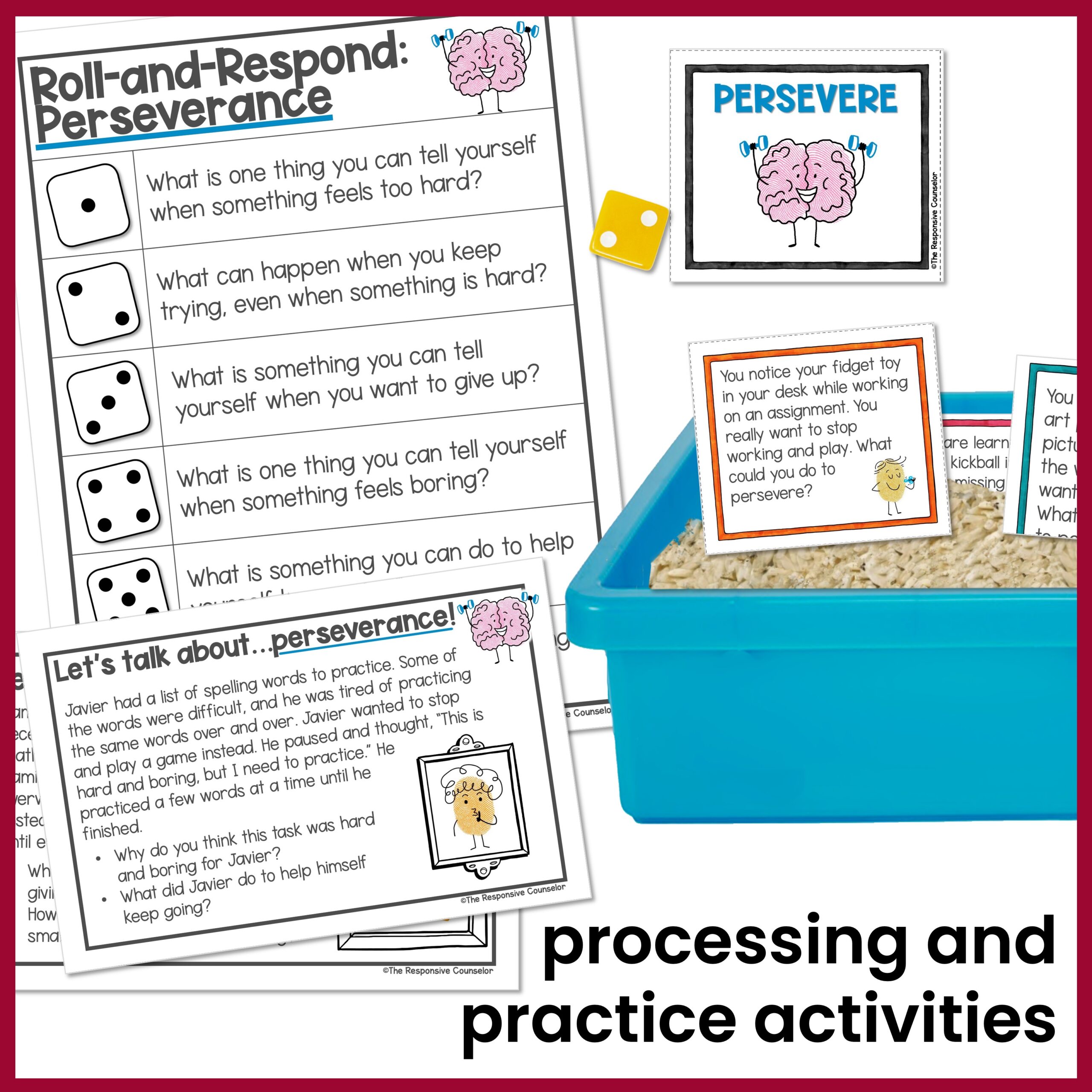 Perseverance Executive Functioning Skills Behavior Intervention Activities - Image 2